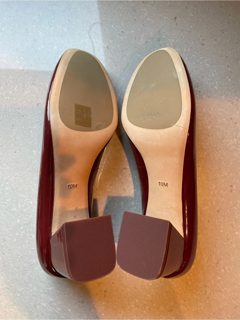 Tory Burch Gigi Block Heel Pumps | Port Royal (Burgundy)